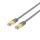 S/FTP Cat7 patch cable 1.5m LSZH, grey