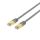 S/FTP Cat7 patch cable15m 600MHz Delta Certif LSZH RJ45 grey