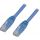 U/UTP Cat6 patch cable 1m 250MHz Delta certified blue