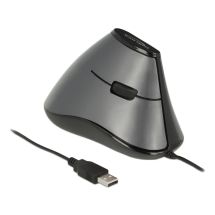 Ergonomic vertical optical 5-button USB mouse