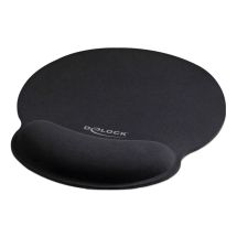 Ergonomic Mouse pad with Wrist Rest black 252 x 227 mm