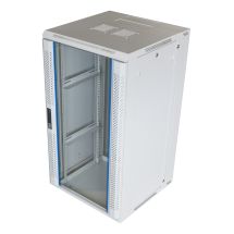 System Z 19” wall mounted cabinet 22U 600x600 glass white