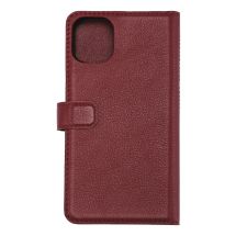 iPhone 11, Leather wallet removable, red