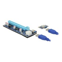 Riser Card PCI Express x1 > x16 with 60 cm USB cable
