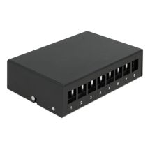 Keystone Patch Panel 8 Port black