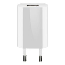 USB charger Wall socket Output current 1000mA 1xUSB 2. white