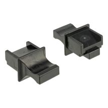 Dust Cover for RJ45 jack with grip 10 pieces black