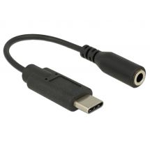 Audio Adapter USB Type-C male to Stereo Jack female 14 cm