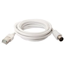 Catline Baulun Transform TV Ethernet cable 2m IEC 169-2>RJ45