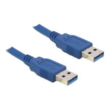 Cable USB 3.0 Type-A male to USB 3.0 Type-A male, 1m, blue