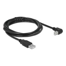 Cable USB 2.0 Type-A male > USB 2.0 Type-B male angled 2m