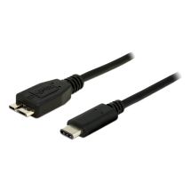 Cable SuperSpeed USB 10 Gbps 3.1, Gen 2 Type-C>USB MicroB 1m