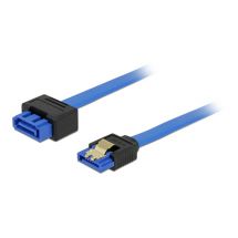 SATA extension cable, male - female, SATA 6Gb/s, 0.2m, blue