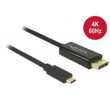 Cable USB TypeC male>Displayport male DP Alt Mode 4K 60Hz 1m