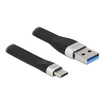 USB 3.2 Gen1 FPC Flat Ribbon Cable USB A>USB C 13.5cm PD 3A