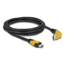 High Speed HDMI cable 90° upwards angled 48 Gbps 8K 60Hz 2m