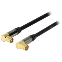 Antenna Cable IEC Plug Angled > IEC Jack Angled RG-6/U 1 m