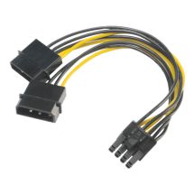 4pin Molex to 6+2pin PCIe adapter