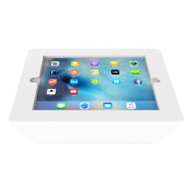 Desktop stand for 9.7" iPads, 125 angle, aluminium, white