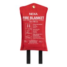 FBS-180: silicone-coated fire blanket, 120x180cm, complies w