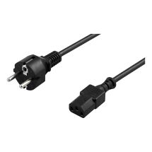 Grounded power cable, CEE 7/7 to IEC 60320 C13, 10m, max 250