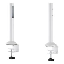 Mounting poles for slatwall panel (DELO-0151), white