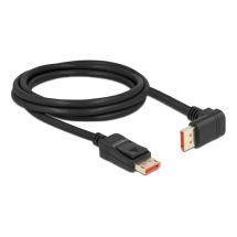 DisplayPort cable ma>ma 90° downwards angled 8K 60Hz 2m