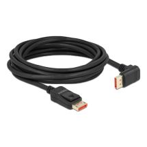 DisplayPort cable male>male 90° downwards angled 8K 60 Hz 5m
