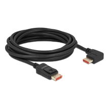 DisplayPort cable male> male 90° right angled 8K 60 Hz 5m
