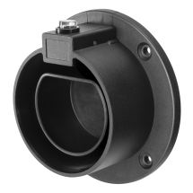 Wall bracket Type 2 charging connector black