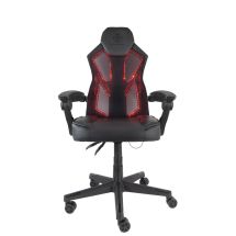 DC220 Gaming chair with RGB, mesh backrest, 39 LED modes