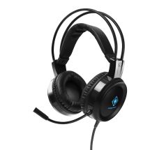DH110 Stereo Gaming Headset, 50mm drivers, LED, black