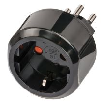 Travel adapter EU>Switzerland Earthed icnreased touch protec
