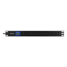 10-Outlet 19" power distribution unit, 2500W, C13