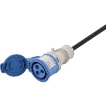 Extension cable, outdoor-use IP44, grounded, CEE 16A, 10 m
