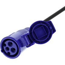 Adapter cabel, CEE 16A, CEE socket to CEE7/7 outdoor-use 1m