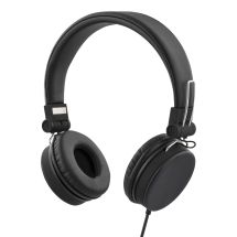 H300 Headphones with microphone, foldable, 3.5 mm, black