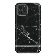 Richmond & Finch Black Marble, iPhone 11 Pro Max, silver details