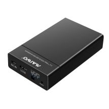 USB 3.0 Twobay external cabinett up to 9.5mm 5 Gbps black