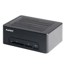 Two bay HDD/SSD docking station, USB 5 Gbps, black