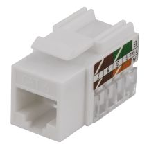 UTP CAT6 Keystone connector, 90 degree, "Tool-free"