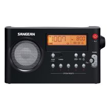 PR-D7 FM/AM portable receiver, 10 station presets, black