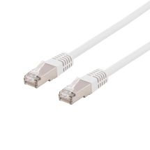S/FTP Cat6 patch cable, LSZH, 7m, white