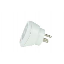Europe to USA Grounded Travel Adapter, 15A, 110-125V, white