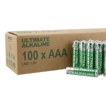 Ultimate Alkaline AAA battery Nordic Swan Ecolabel 100pack
