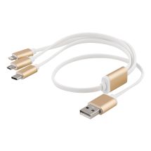 EPZI yleiskäytt. latauskaap., USB-C, Lightning, Micro USB, USB-