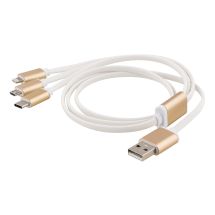 EPZI yleiskäytt. latauskaapeli, USB-C, Lightning, Micro USB, US