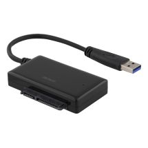 USB 3.0 to SATA 6Gb/s adapter, for 2.5" hard drives, black