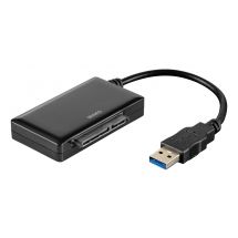 USB 3.0 to SATA 6Gb/s adapter  25"/35" hard drives black