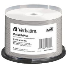 DVD-R 16x, 4.7GB/120min, 50-pack spindel, Non ID, Inkjet